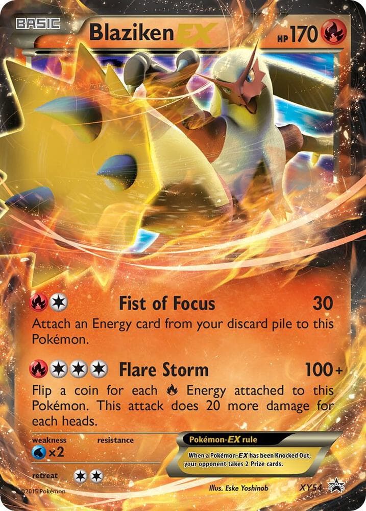 Blaziken EX XY54 Basic