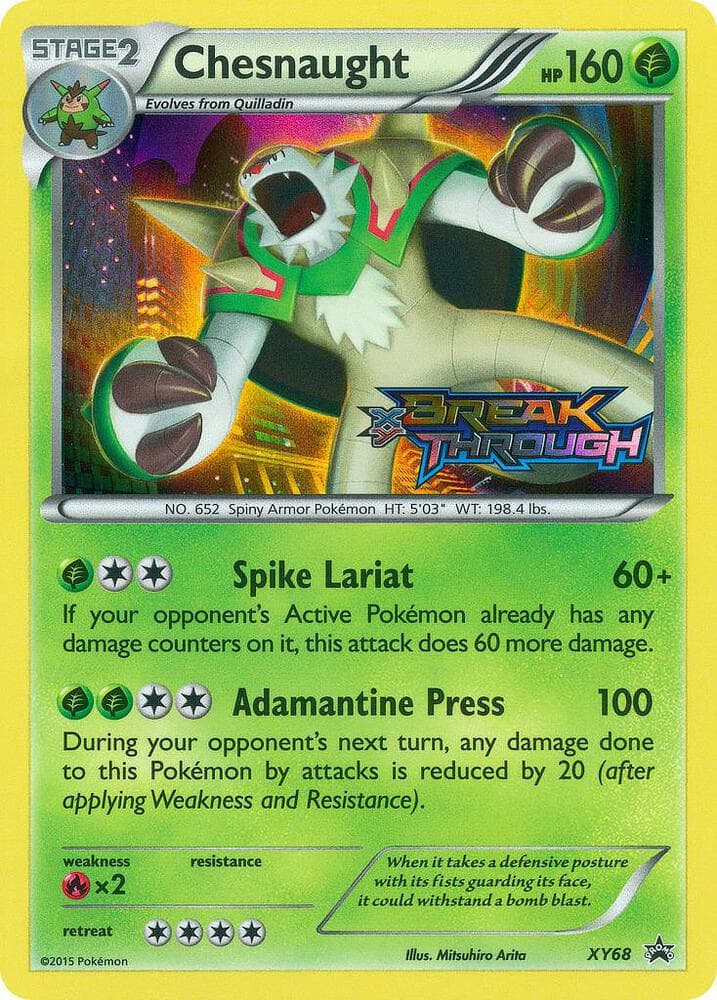 Chesnaught Prerelease Stage 2