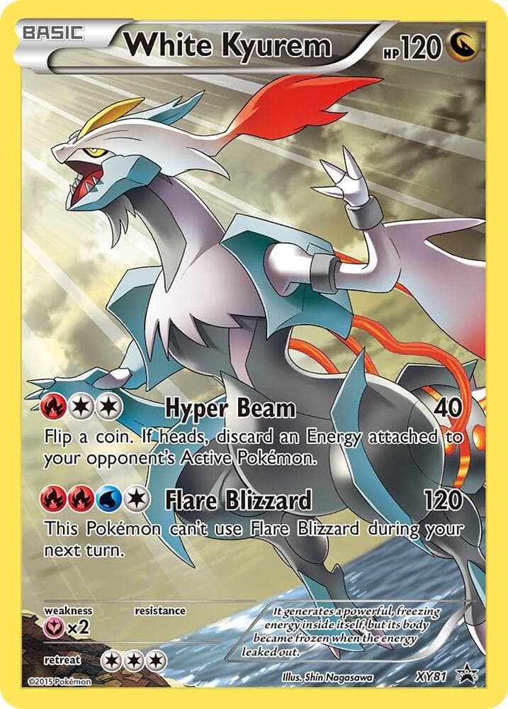 White Kyurem Full Art Promo Basic