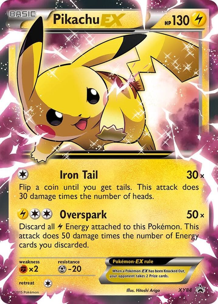 Pikachu EX XY84 Basic