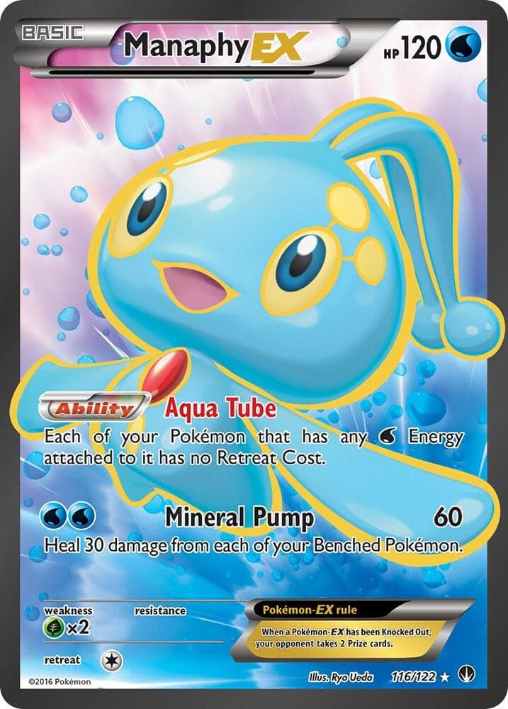 Manaphy EX Full Art Basic