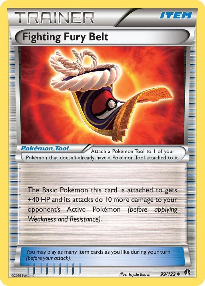 Fighting Fury Belt Pokémon Tool