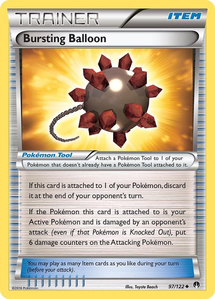 Bursting Balloon Pokémon Tool