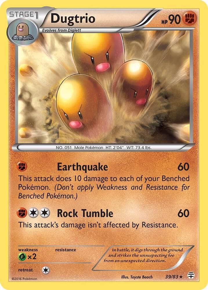 Dugtrio Stage 1