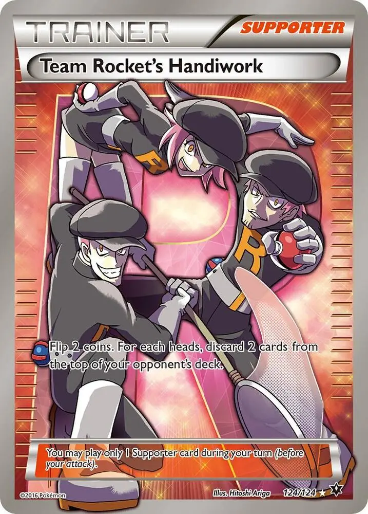 Team Rockets Handiwork Full Art Supporter