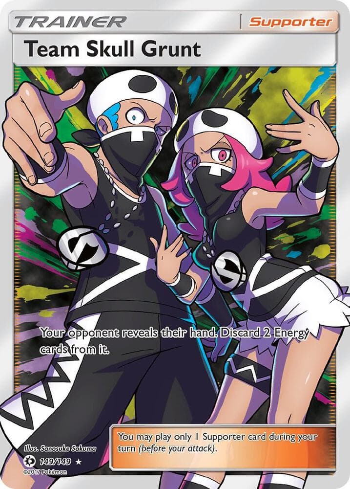 Team Skull Grunt Full Art Supporter