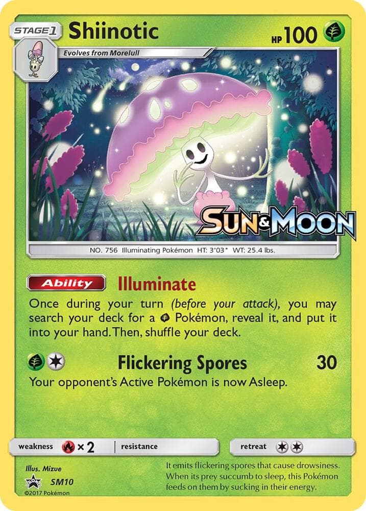 Shiinotic SM10 Prerelease Stage 1