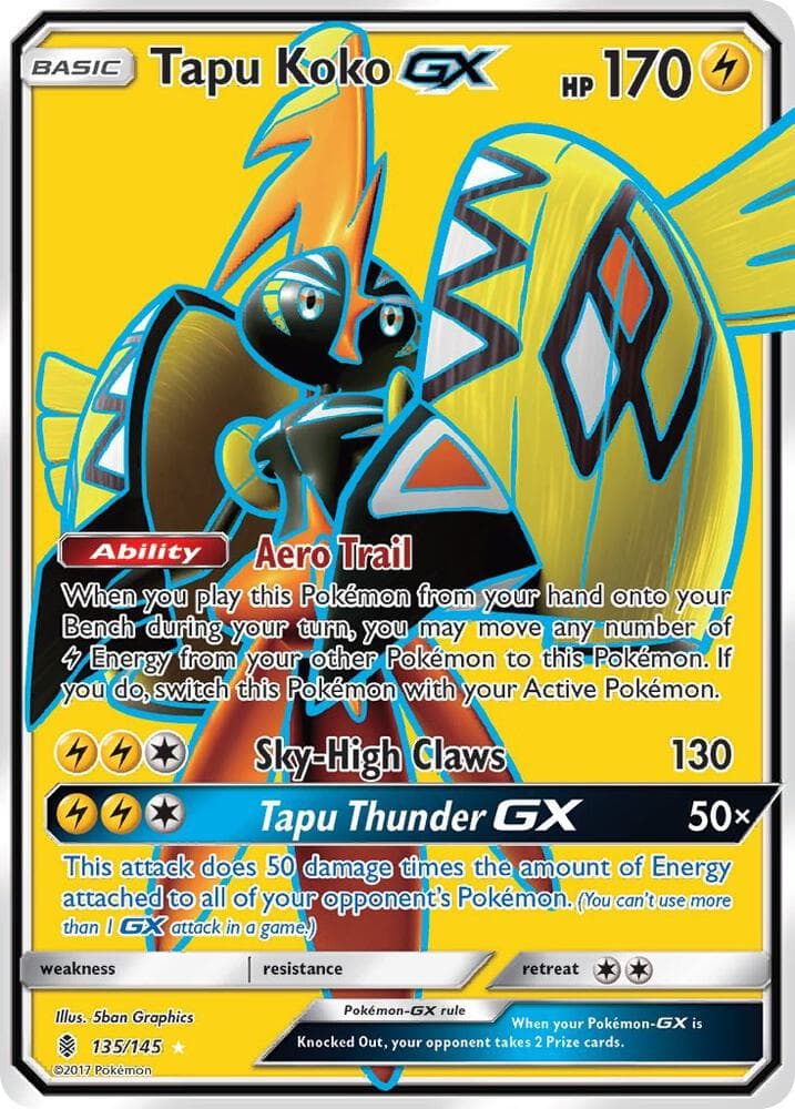 Tapu Koko GX Full Art Basic