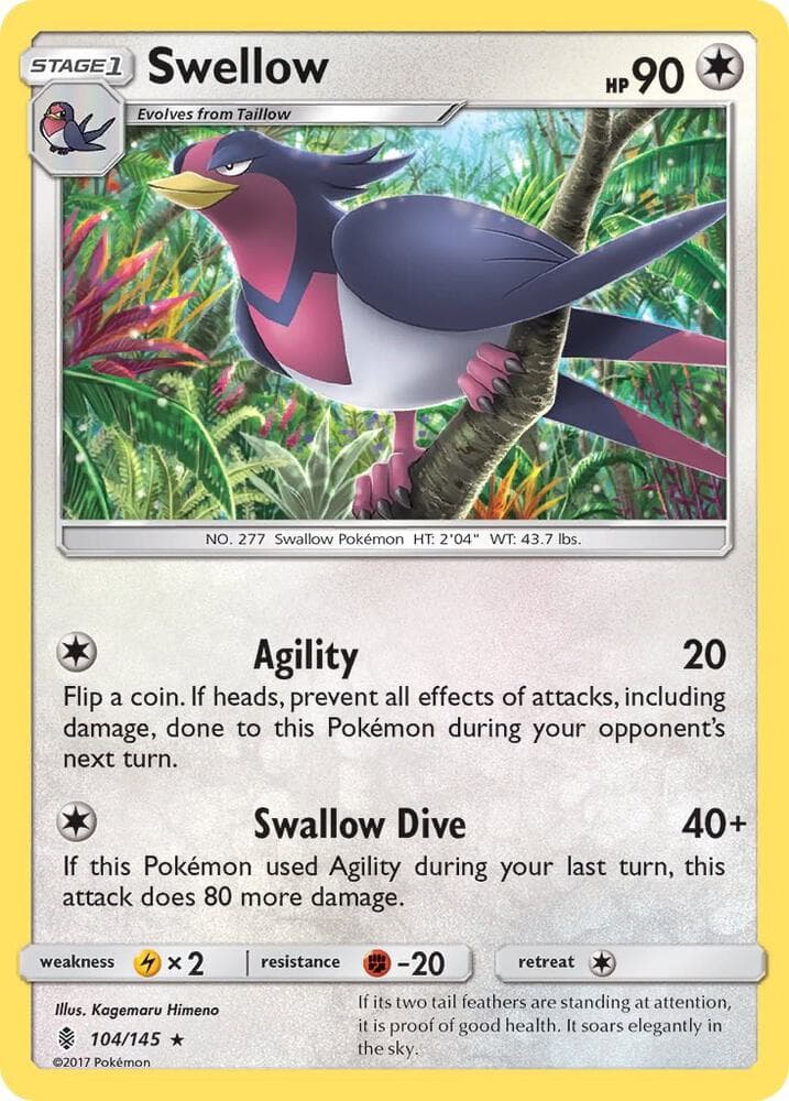 Swellow Stage 1