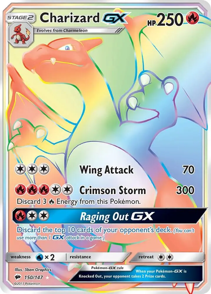 Charizard GX Secret Stage 2