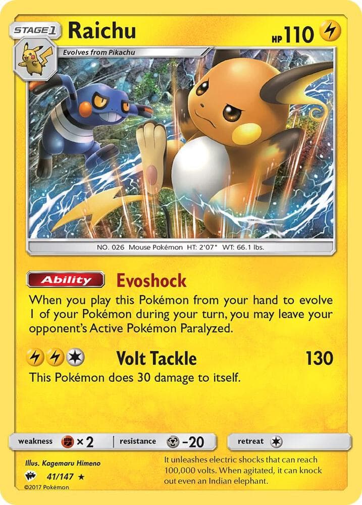 Raichu Stage 1