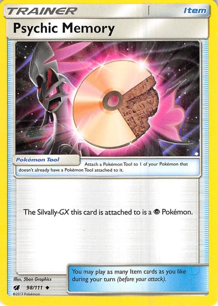 Psychic Memory Pokémon Tool