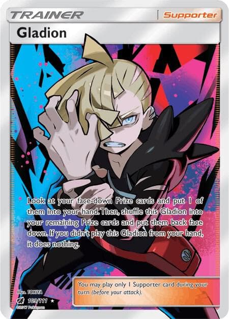 Gladion Full Art Supporter