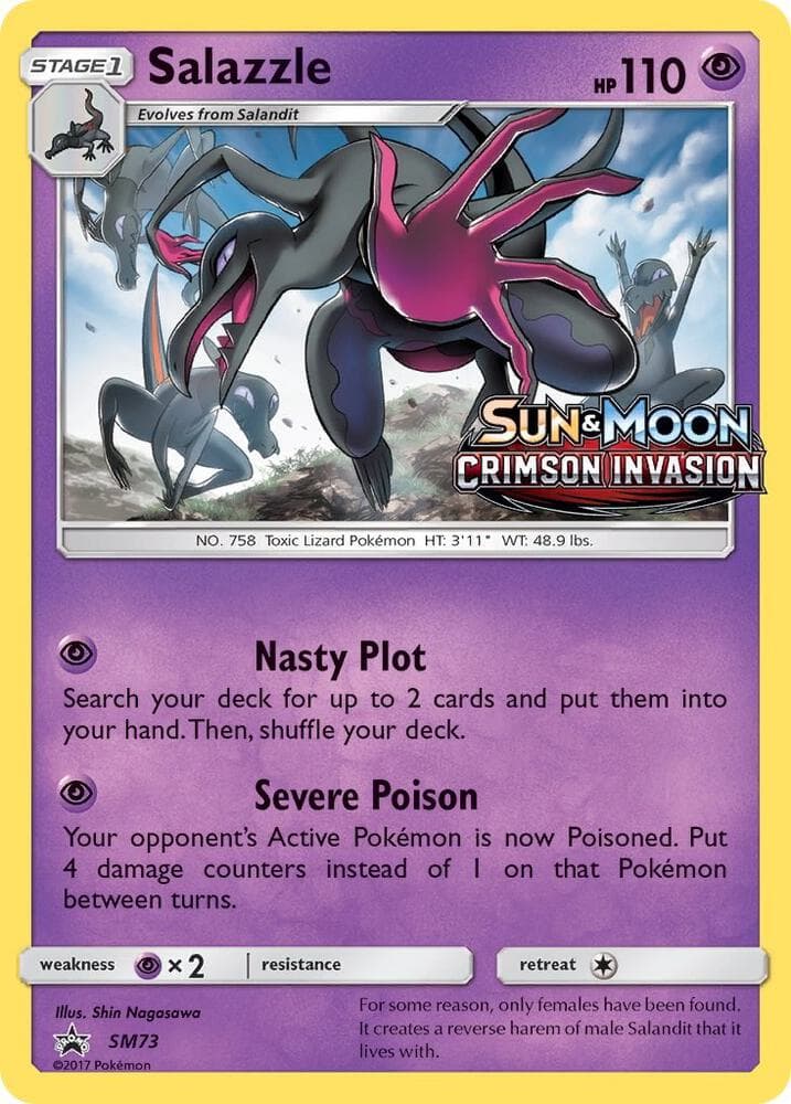 Salazzle SM73 Prerelease Stage 1