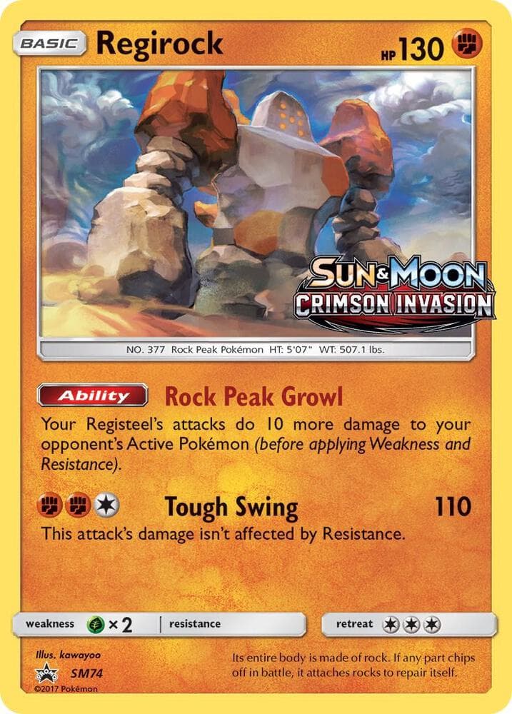Regirock SM74 Prerelease Basic