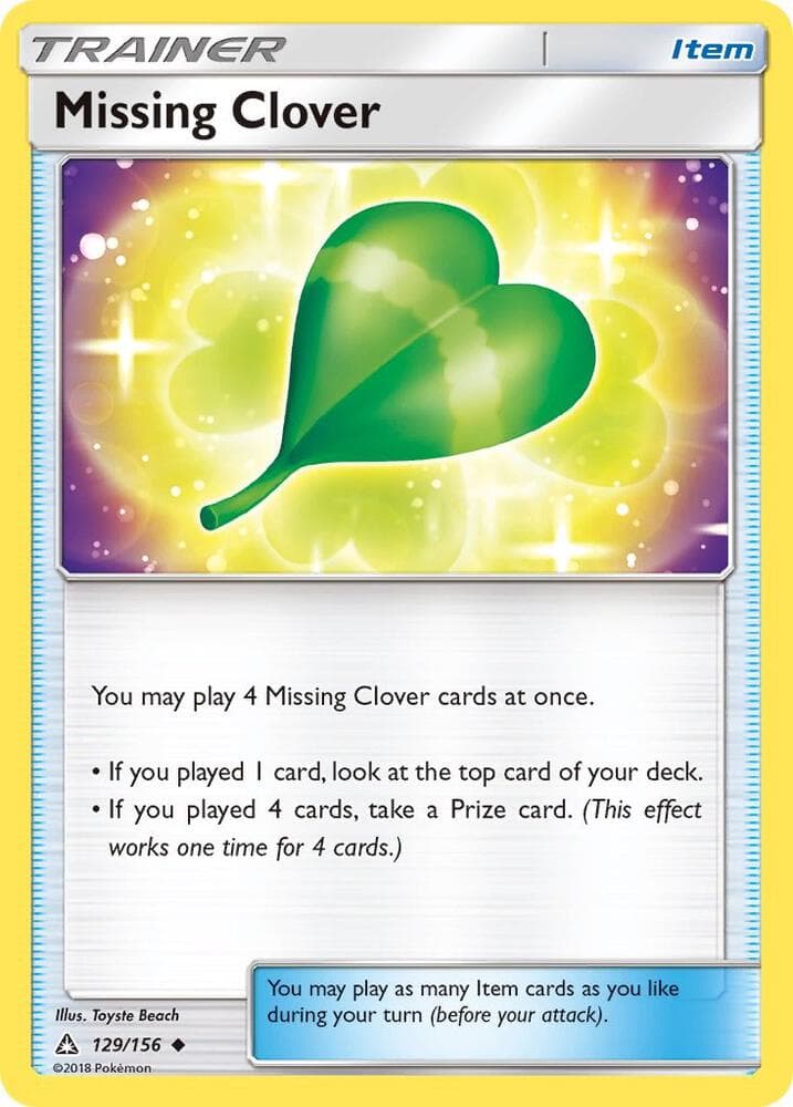 Missing Clover Item