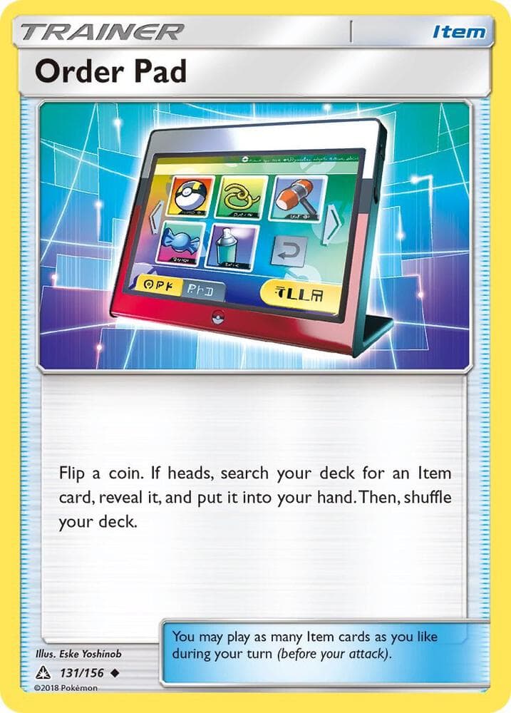 Order Pad Item
