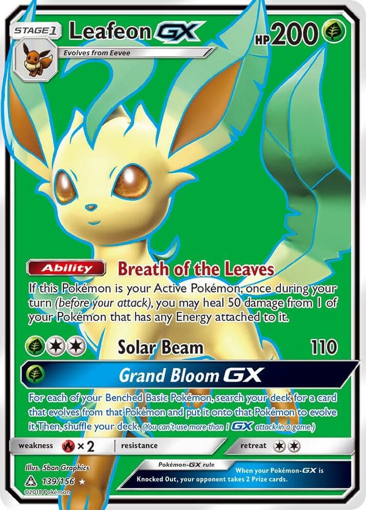 Leafeon GX Full Art Stage 1