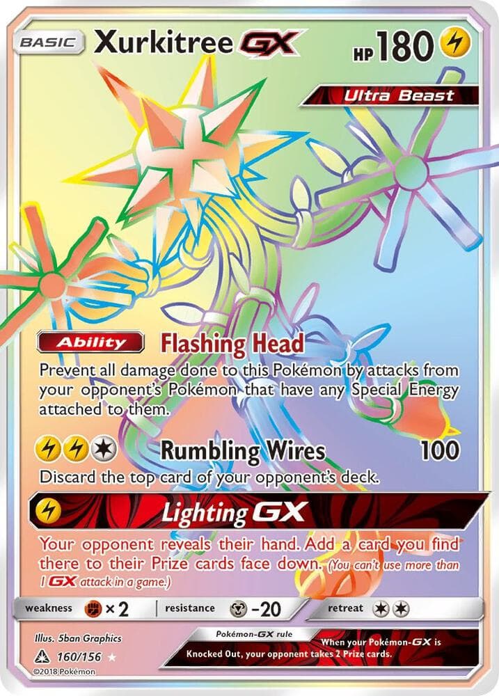 Xurkitree GX Secret Rare Basic