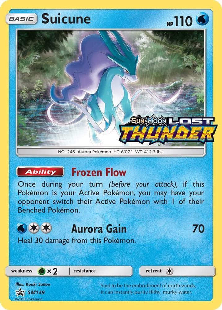 Suicune SM149 Prerelease Basic