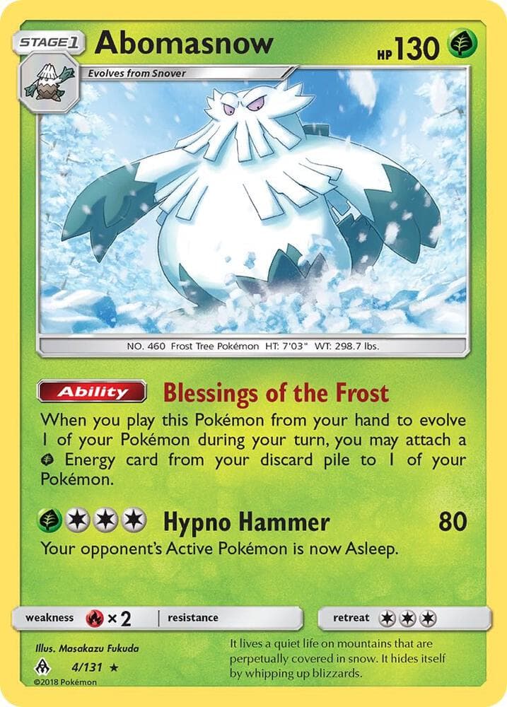 Abomasnow Stage 1