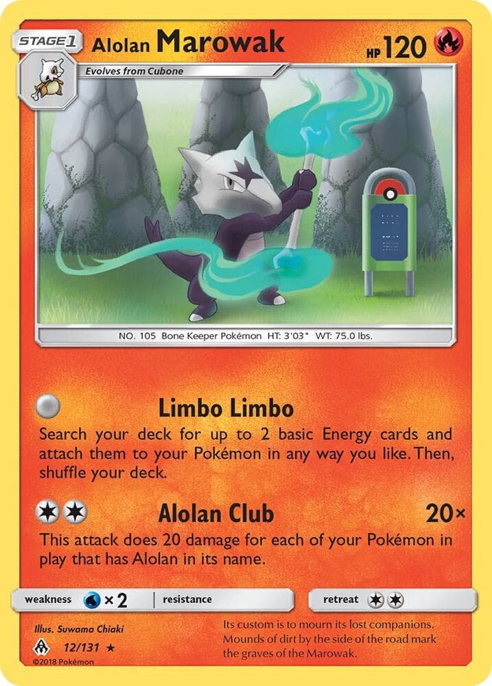 Alolan Marowak Stage 1