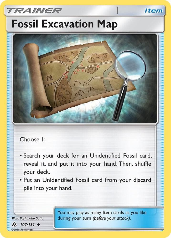 Fossil Excavation Map Item