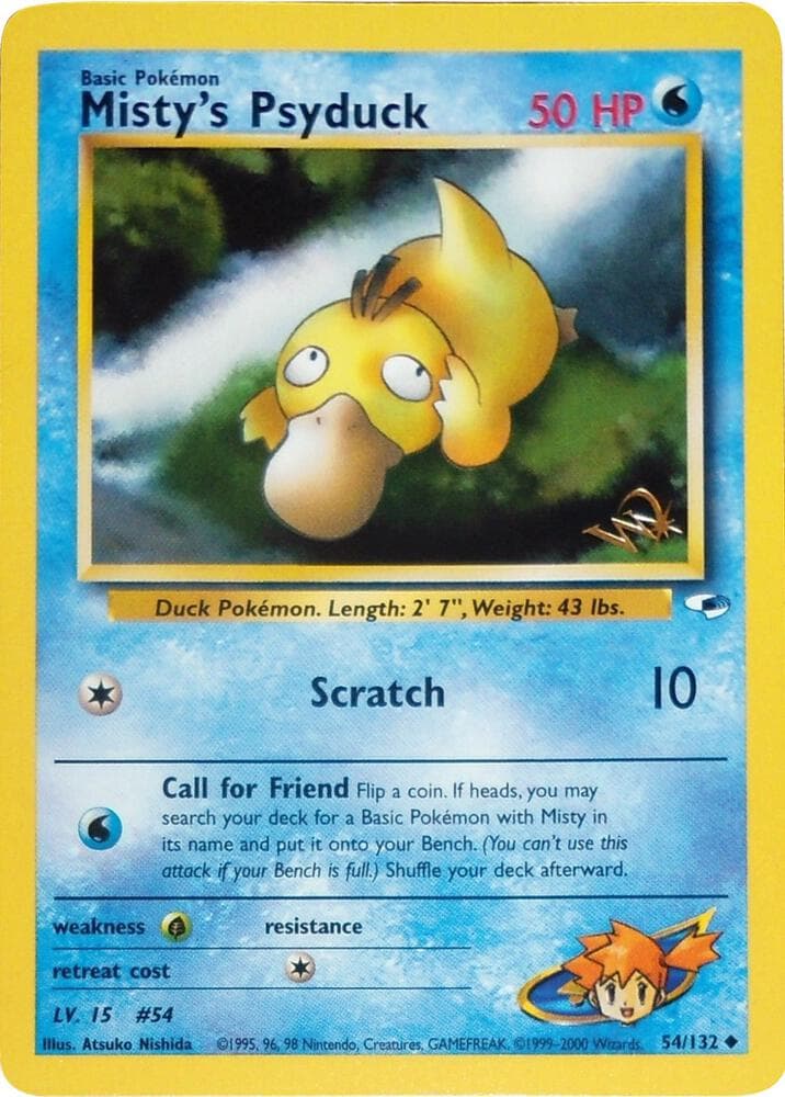 Mistys Psyduck W Stamped Basic