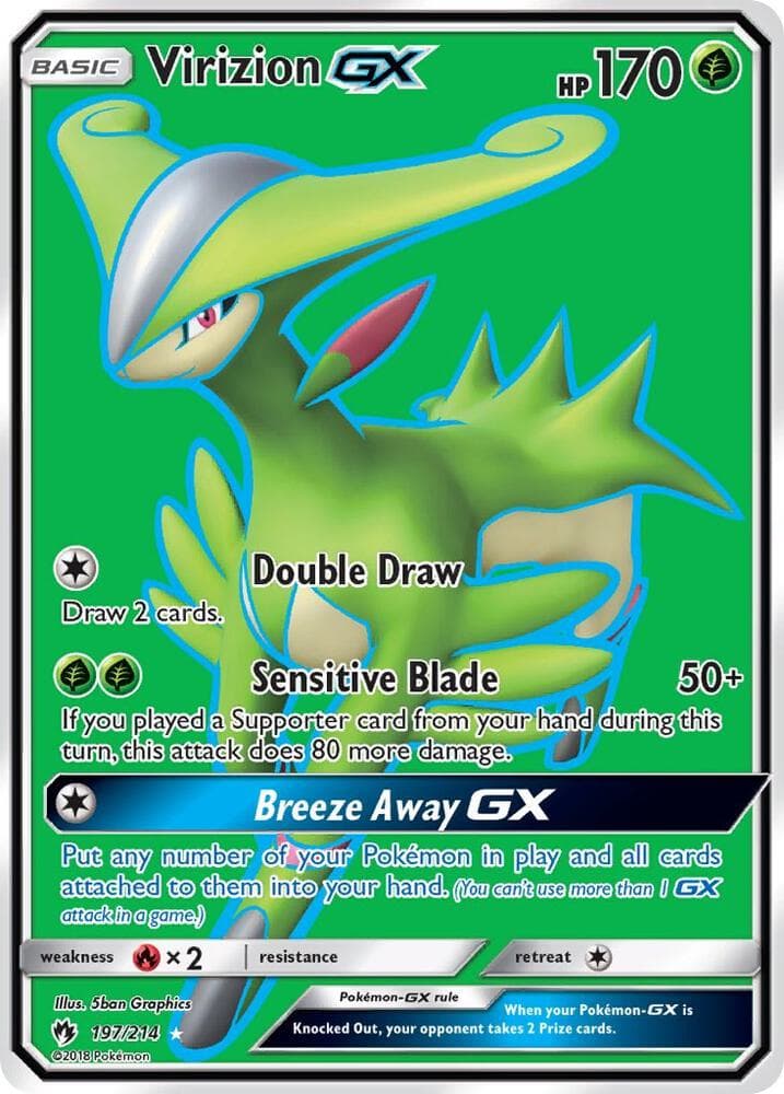Virizion GX Full Art Basic