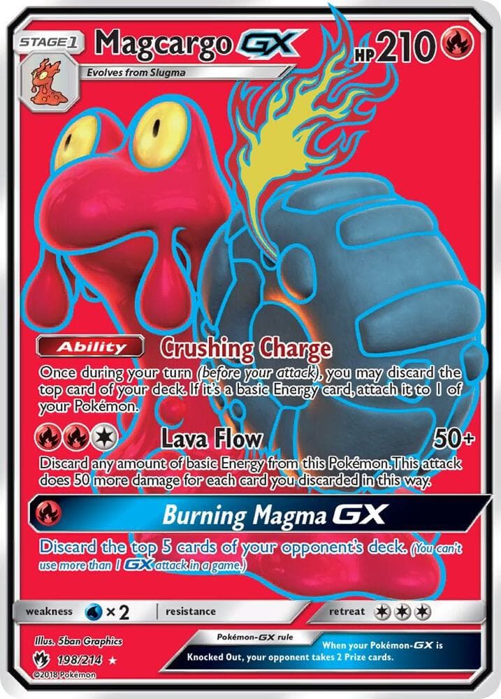 Magcargo GX Full Art Stage 1