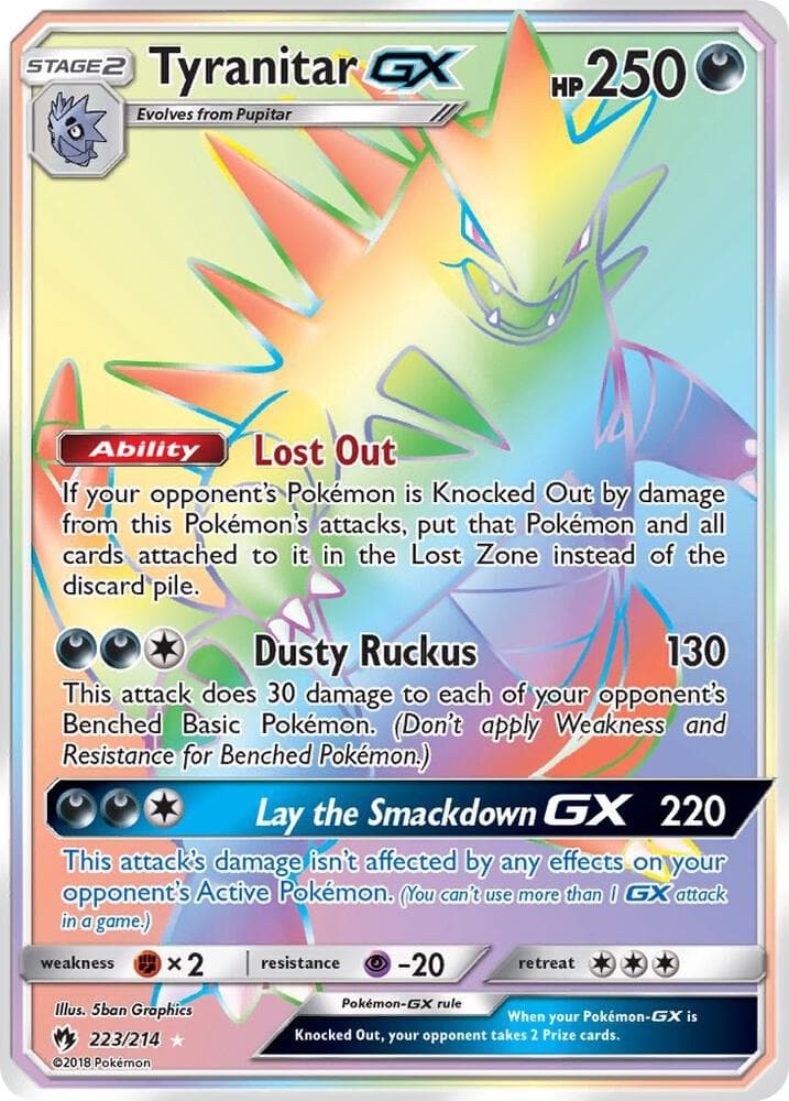 Tyranitar GX Secret Stage 2