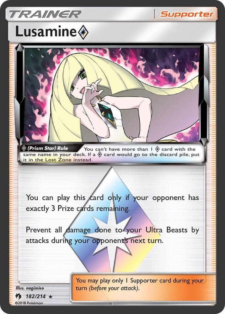 Lusamine Prism Star Supporter · Prism Star
