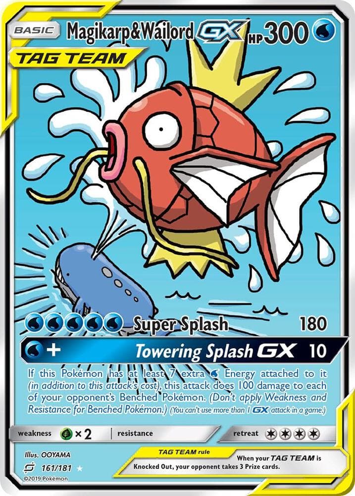 Magikarp and Wailord GX Alternate Full Art Basic
