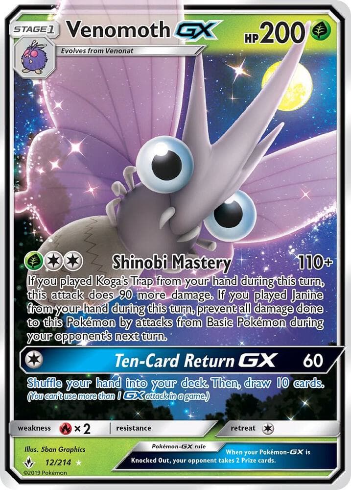 Venomoth GX Stage 1