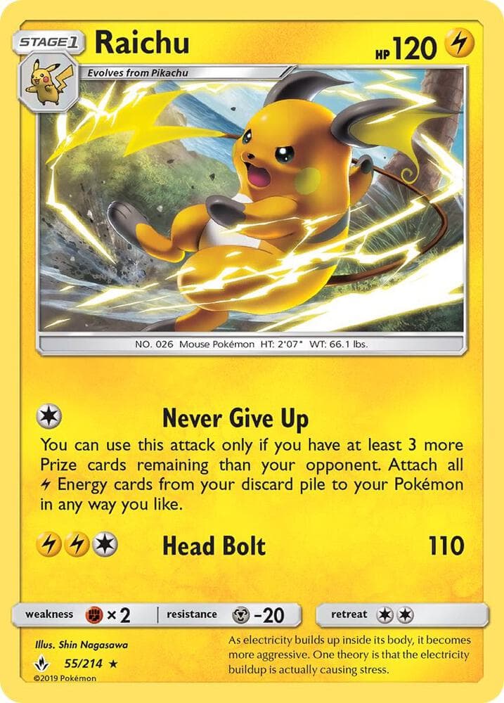 Raichu Stage 1