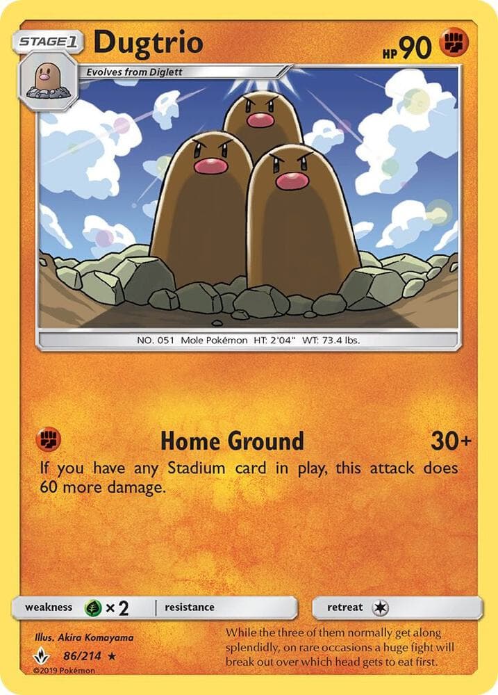 Dugtrio Stage 1