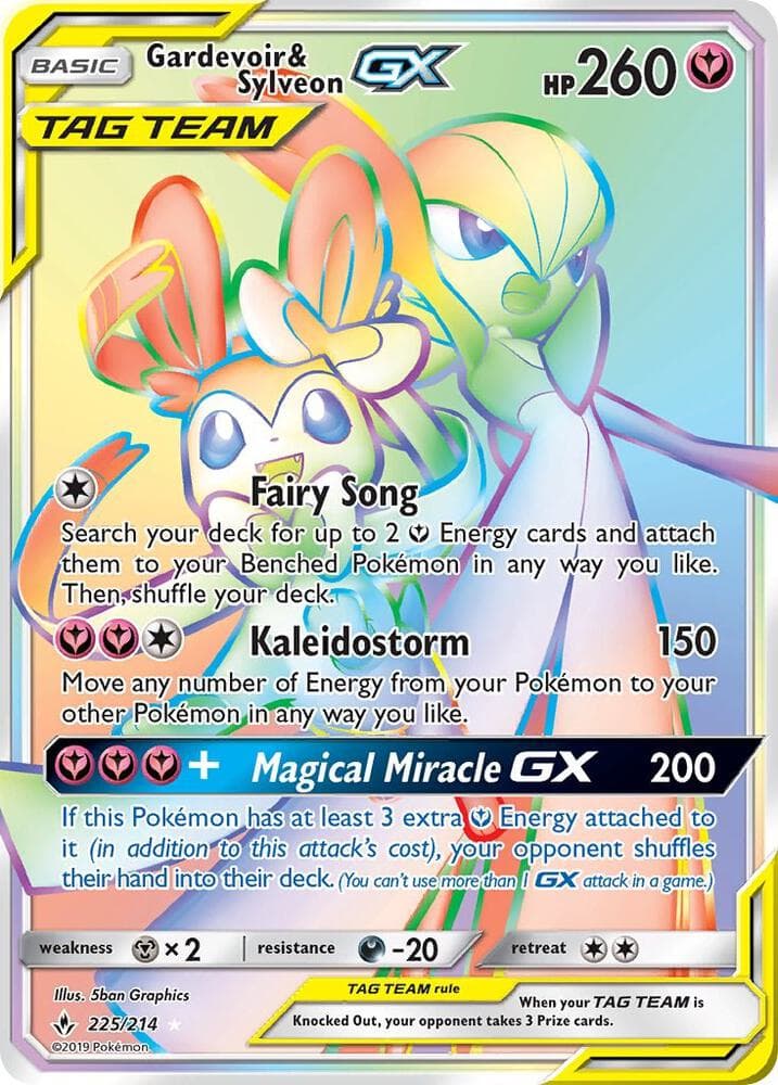 Gardevoir and Sylveon GX Secret Basic