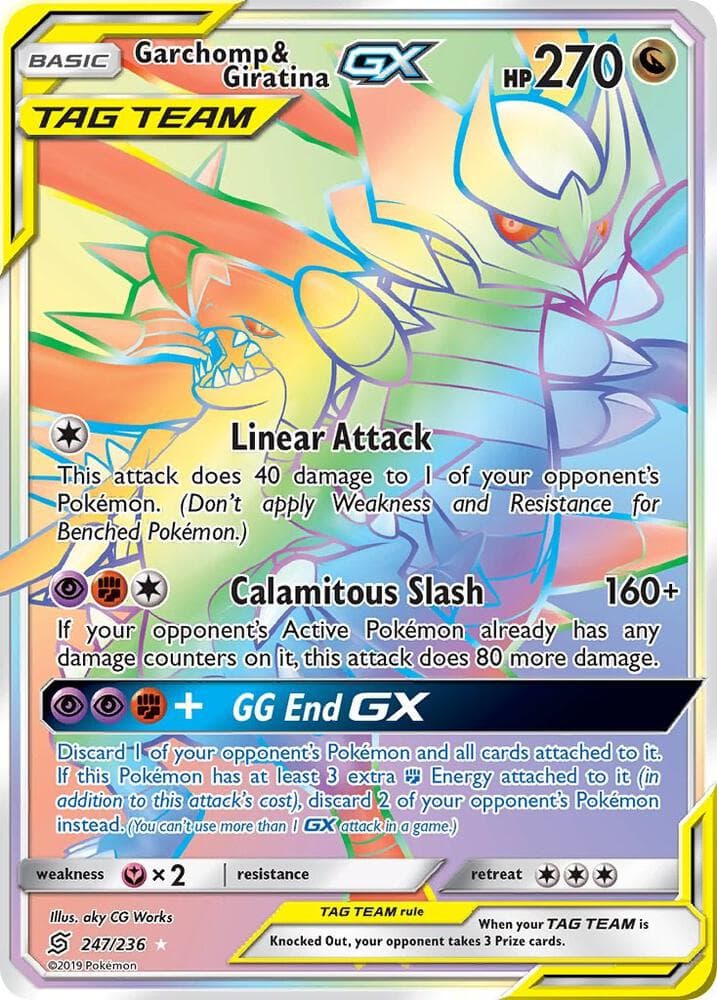 Garchomp and Giratina GX Secret Basic