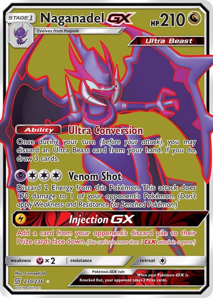 Naganadel GX Full Art Stage 1