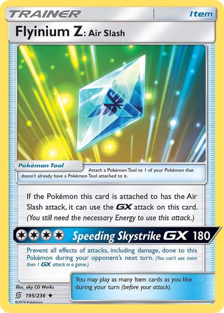 Flyinium Z Air Slash Pokémon Tool