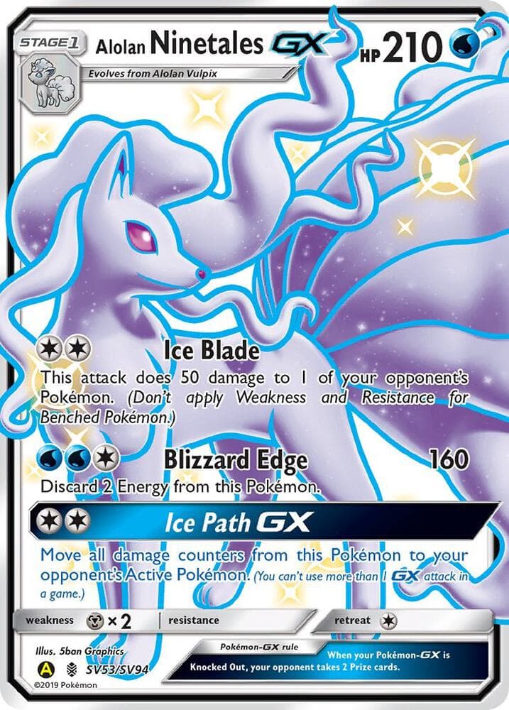 Alolan Ninetales GX Stage 1