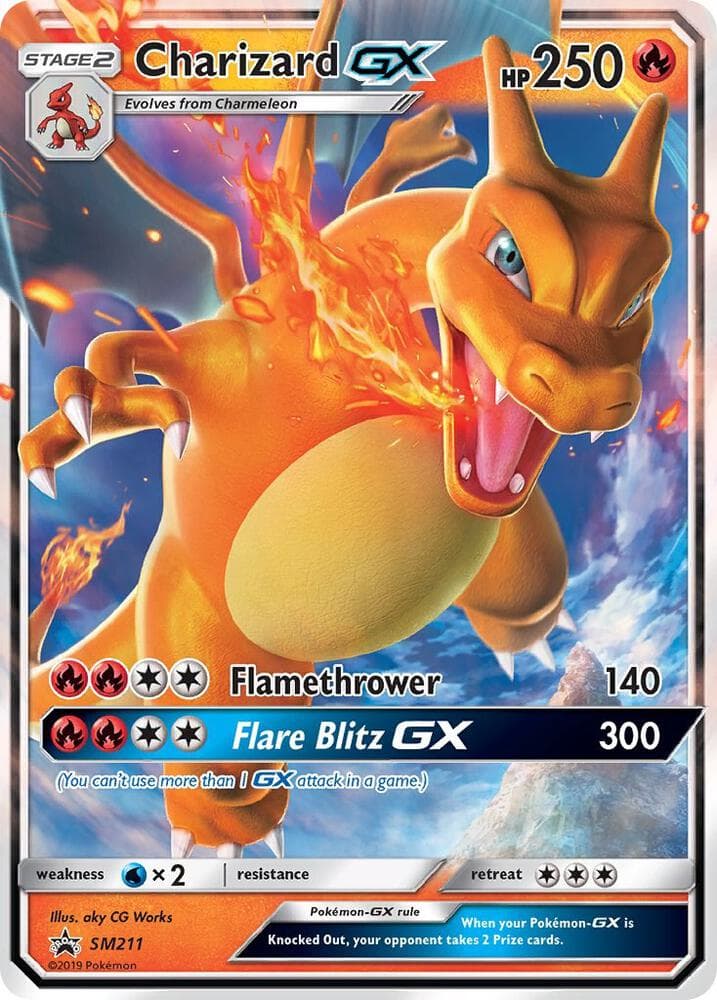 Charizard GX SM211 Stage 2