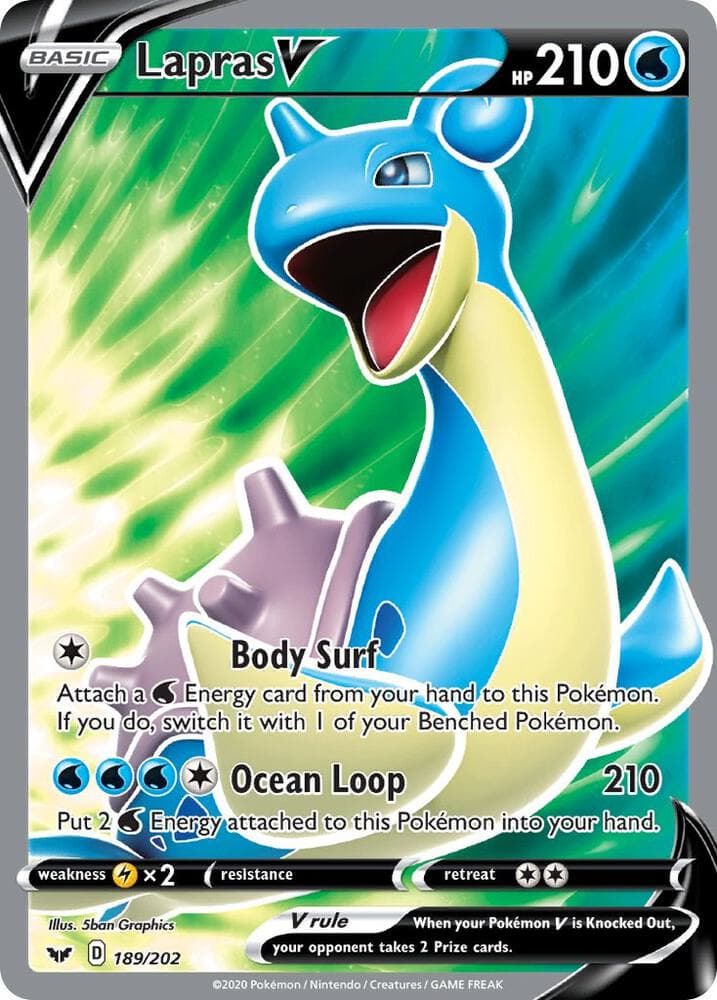 Lapras V Full Art Basic