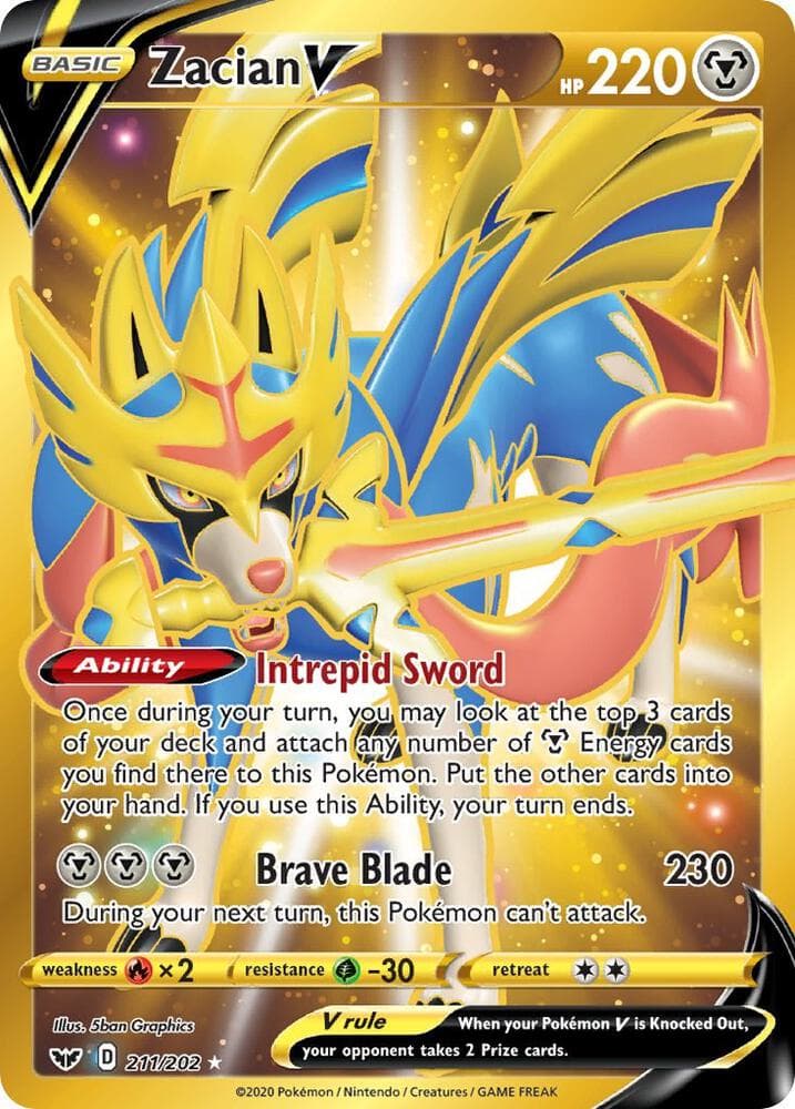 Zacian V Secret Basic