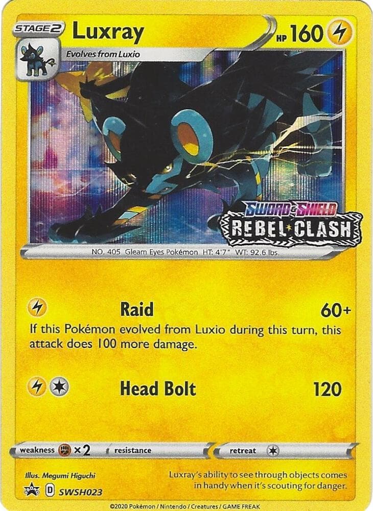 Luxray SWSH023 Prerelease Stage 2