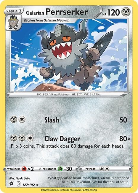 Galarian Perrserker Stage 1