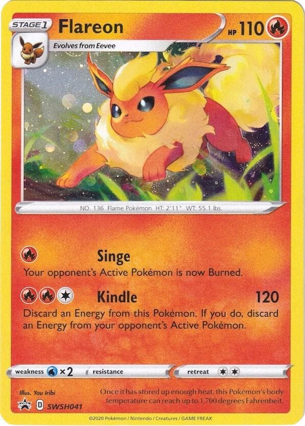 Flareon SWSH041 Stage 1