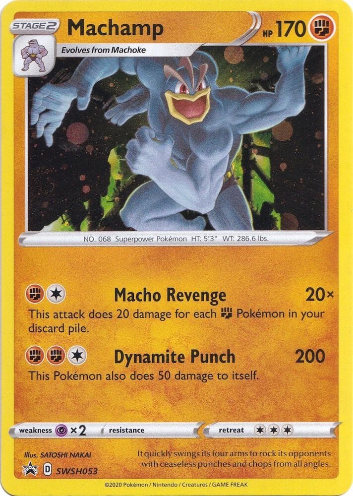 Machamp SWSH053 Stage 2