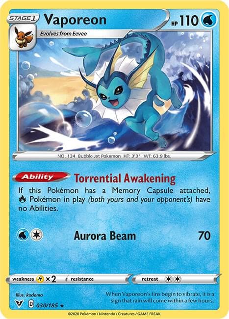 Vaporeon Stage 1