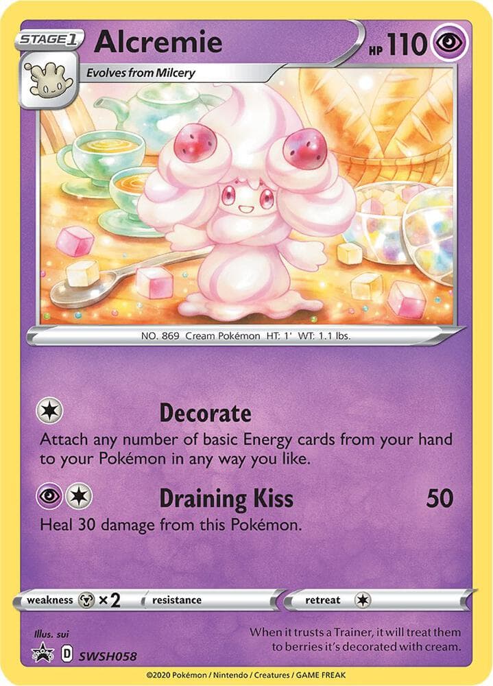 Alcremie SWSH058 Stage 1